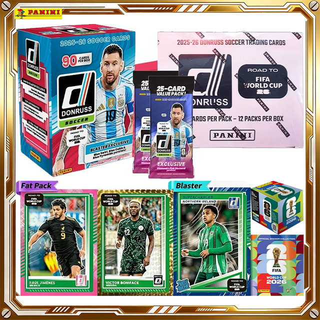 Panini Donruss Road To FIFA World Cup Fußballkarten Mystery Box, Sammelkarten - Bild 1