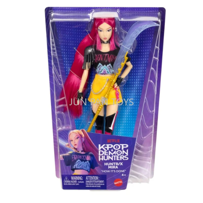 Netflix KPop Demon Hunters Modepuppe, Mira Rumi Zoey, Anime-Figur, ab 4 Jahren - Bild 4