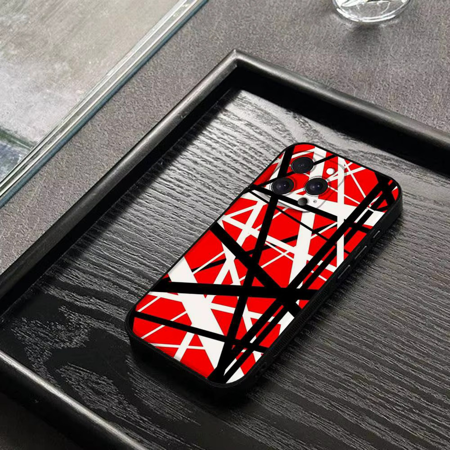 E-Eddie Van Halen Grafik-Gitarren Handyhülle aus schwarzem Silikon für iPhone 17 16 15 14 13 12 11 Pro Max Mini X Xs XR - Bild 6