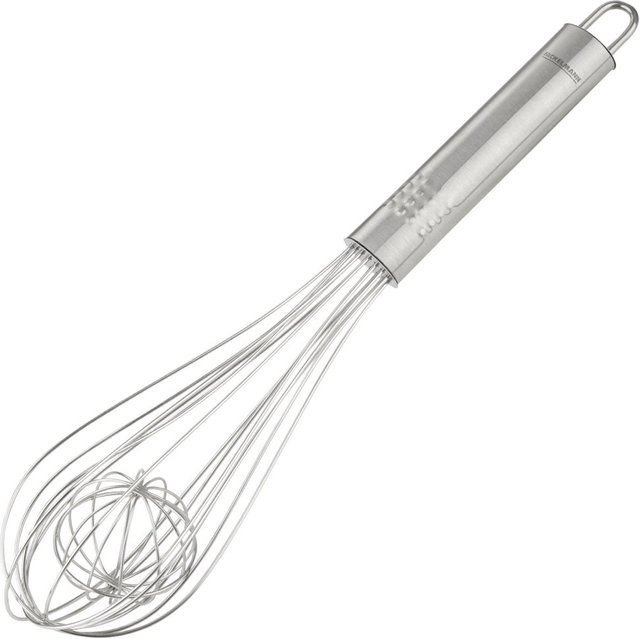 Fackelmann Schneebesen mit Ovalgriff aus Edelstahl in Silber, Höhe: 26 cm - Bild 1