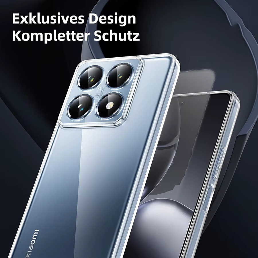 Transparente TPU-Schutzhülle für Xiaomi Mi 17 15 15T 14 14T 13 13T 12 12T 11 11T 10 Lite 10T Pro, Ultradünne Silikonhülle in Transparent - Bild 5