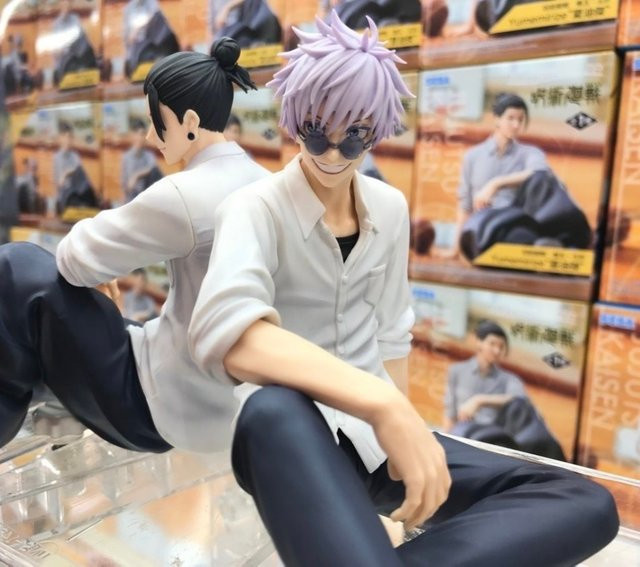 Bandai Jujutsu Kaisen Gojo Satoru Geto Suguru, Actionfigur, 10cm, 2-teiliges Set - Bild 1