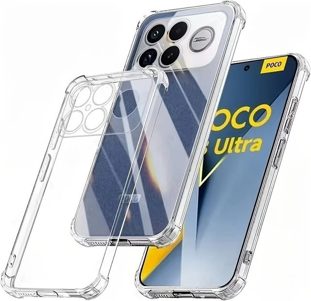 EUCAGR Transparente TPU Silikon Schutzhülle für Xiaomi Poco F8 Pro und Poco F8 Ultra - Bild 1