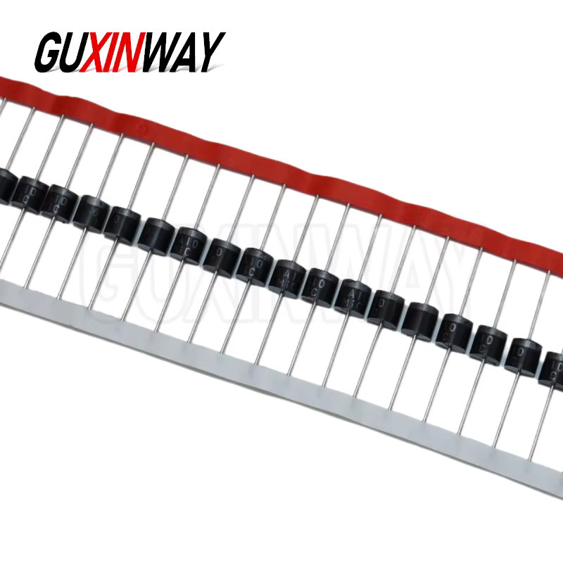 GUXINWAY Set aus 20 Stück Axial-Gleichrichter-Dioden R-6 DIP 1000V in Schwarz - Bild 2