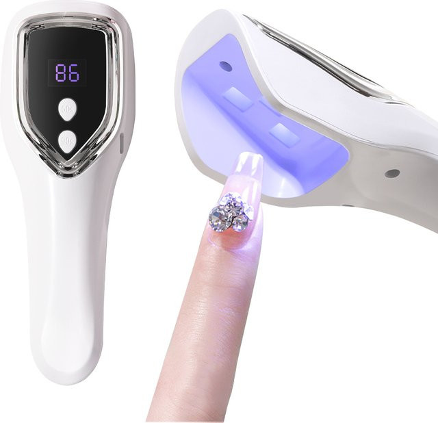 LINMANDA Hand-UV-Lampe, tragbare Mini-LED-Nagellampe, wiederaufladbar - Bild 1
