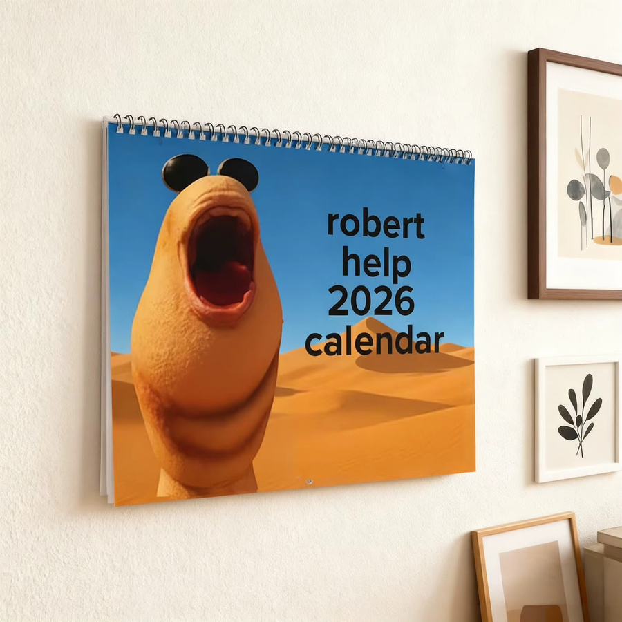 Marcus The Worm 2026 Wandkalender in Multicolour mit Metalltülle - Bild 2