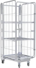 HMH nestainer Metallgestell 1630 ME in Silber, B/T/H: 73,0 x 84,5 x 9,0 cm - Bild 1