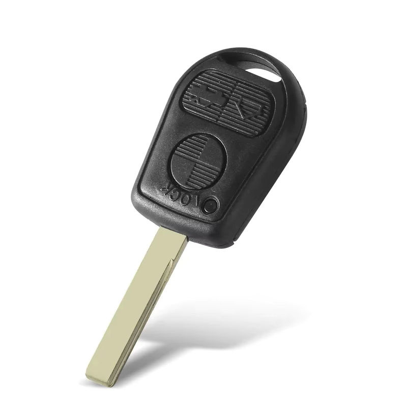 KEYYOU Auto Schlüssel Case für BMW E31 E32 E34 E36 E38 E39 E46 Z3, 3 Tasten Fernbedienung Shell, Schwarz - Bild 3