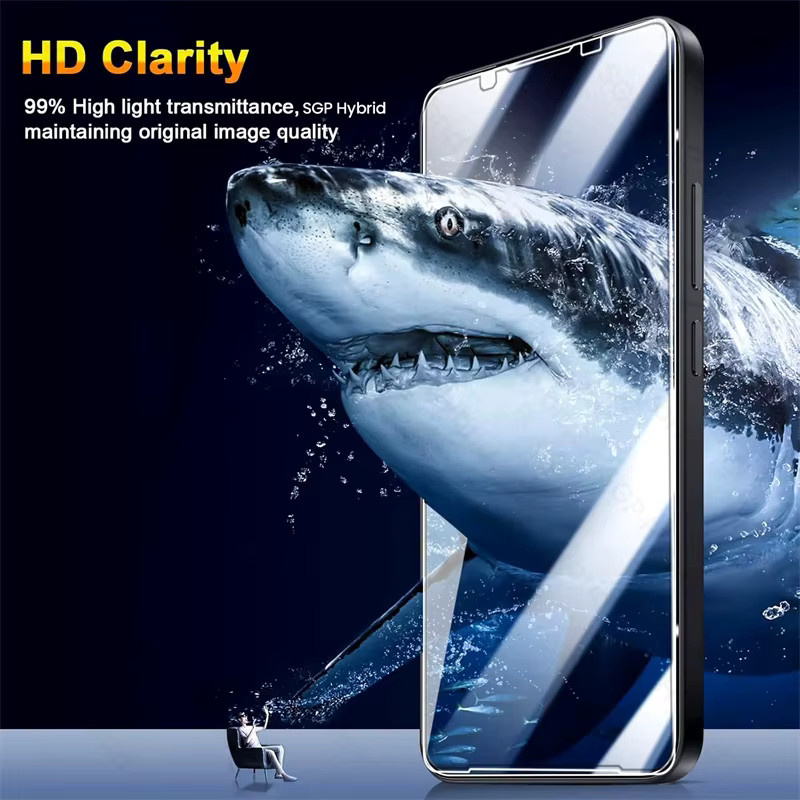 3er-Pack Sony Xperia 1 VIII Displayschutzfolie aus gehärtetem Glas, transparent, 9H Härtegrad - Bild 2