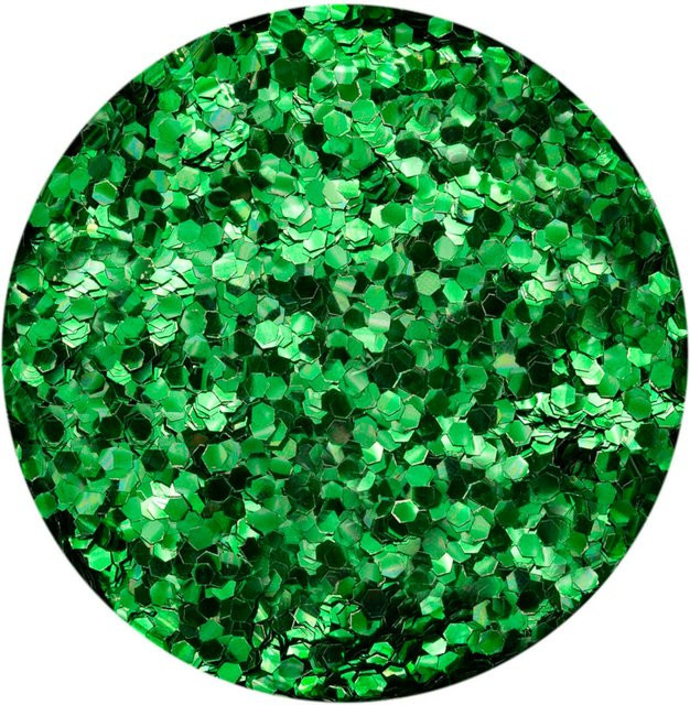 Glorex Bio Glitter grob in Grün - Bild 1