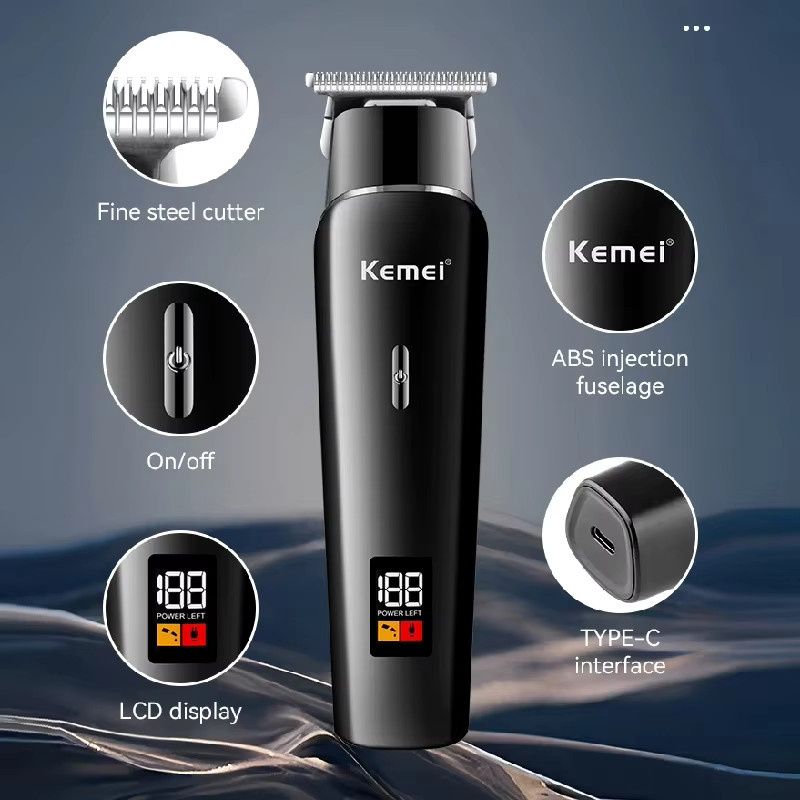 Kemei KM-1113 Haarmaschine, Herren, schwarz - Bild 2