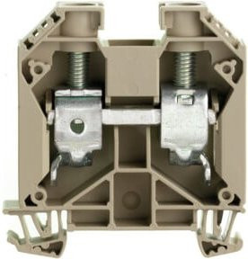 Weidmüller Durchgangsreihenklemme Dunkelbeige B/T/H: 6,0 x 1,6 x 6,3 cm - Bild 1