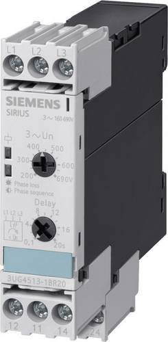 Siemens Überwachungsrelais 320 - 500 V/AC mit 2 Wechsler in Grau 3UG4511-1BP20 - Bild 1