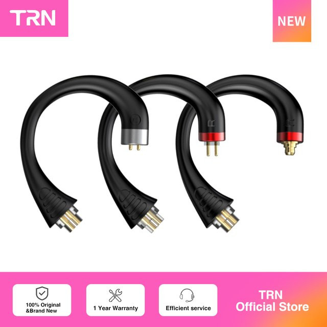 TRN BT20 PRO Bluetooth HIFI-Kopfhörerkabel mit MMCX/2Pin-Anschluss in Schwarz - Bild 1