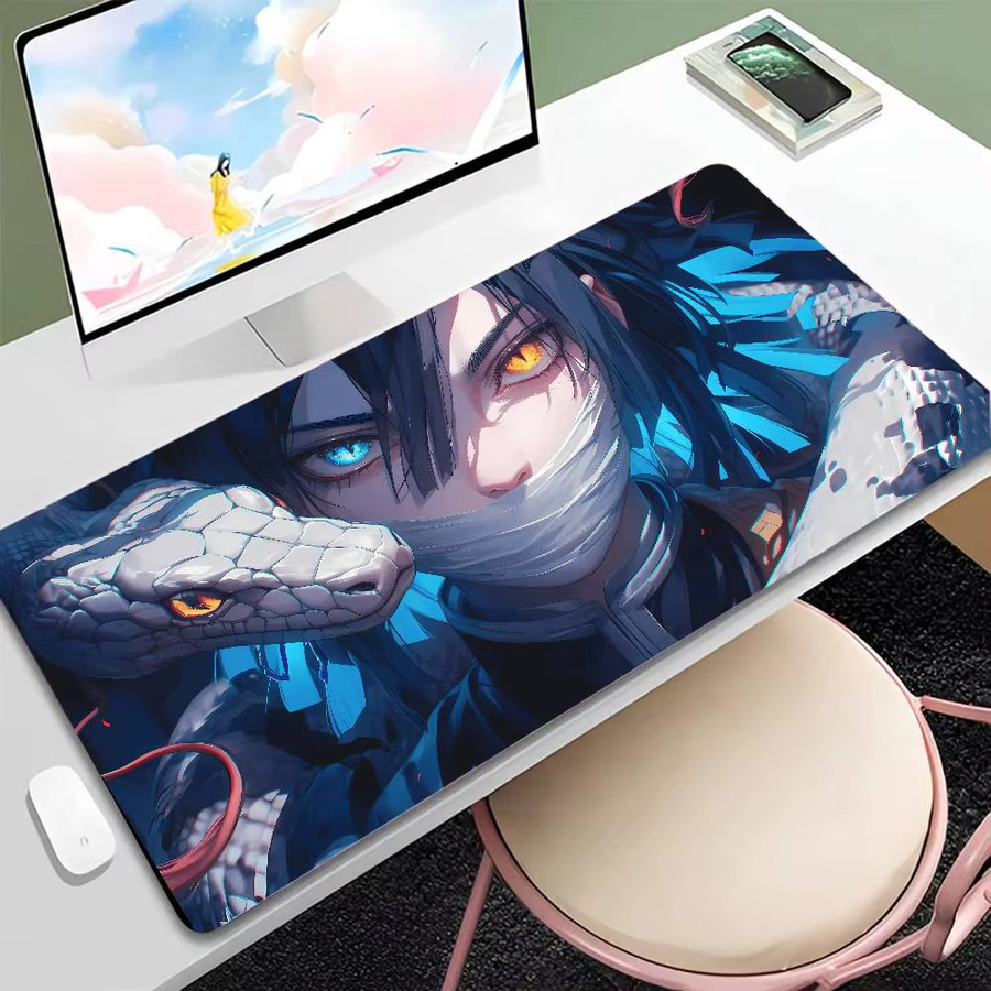 Bandai Demon Slayer Inosuke Anime Gaming-Mauspad, große Schreibtischunterlage aus Gummi in Multicolour - Bild 4