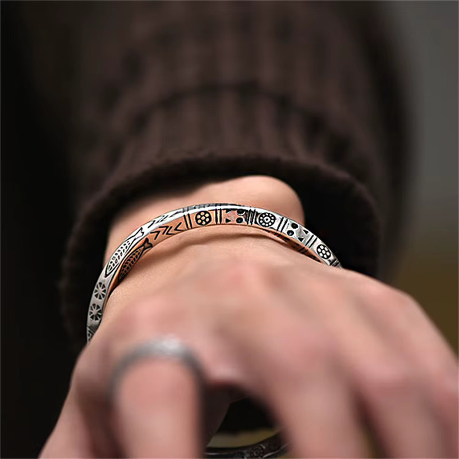 Armband, Silber Farbe, Möbius Schleife, Unisex - Bild 2