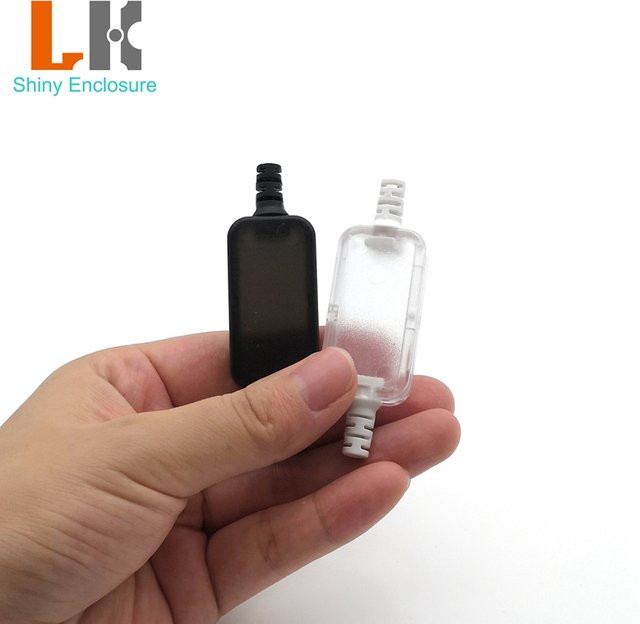 LK-USB02 USB-Gehäuse Anschlusskasten aus Kunststoff für USB-A und USB-C, Weiß, B/T/H: 43 x 22 x 11 mm - Bild 1