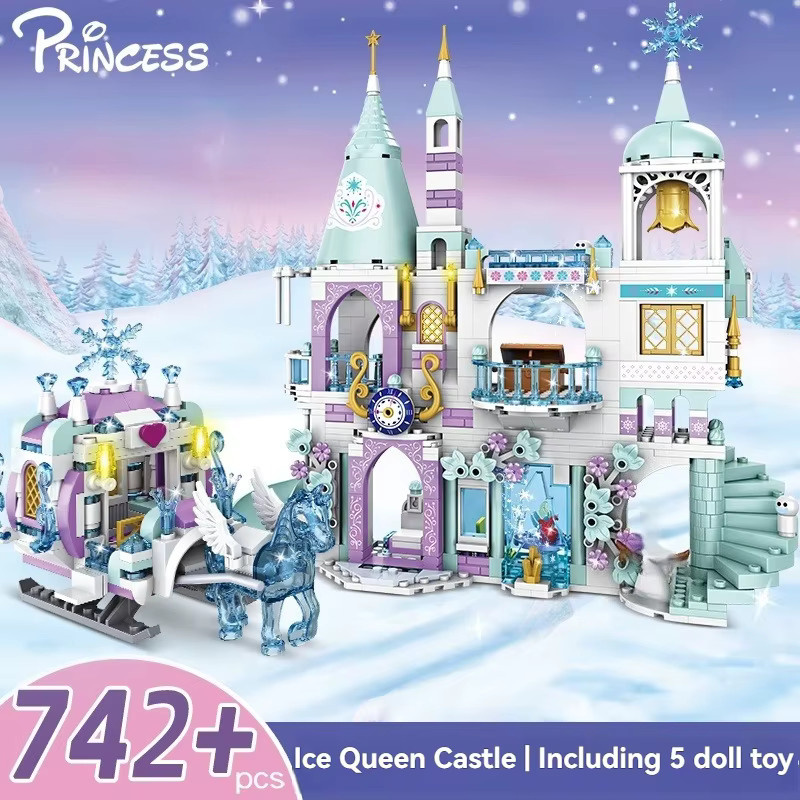 yaafun Friends Prinzessinnen-Eisschloss, Baukasten, 742 Teile - Bild 2