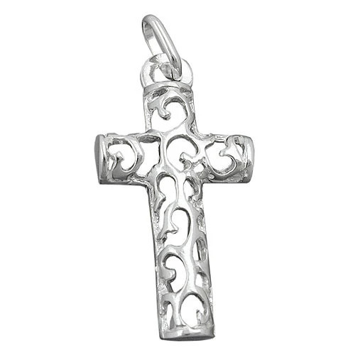SIGO Anhänger Kreuz, 925 Silber, Unisex - Bild 1
