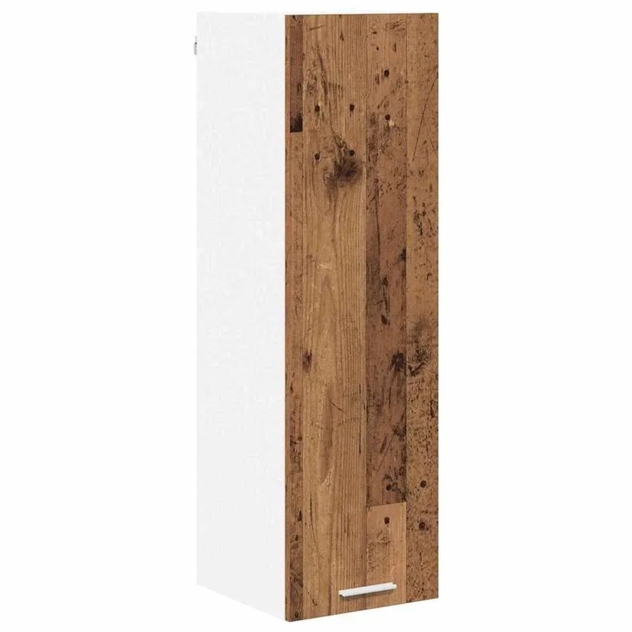 vidaXL Hängeschrank Riga in Altholz-Optik, Braun, B: 30 cm, T: 31 cm, H: 100 cm - Bild 2