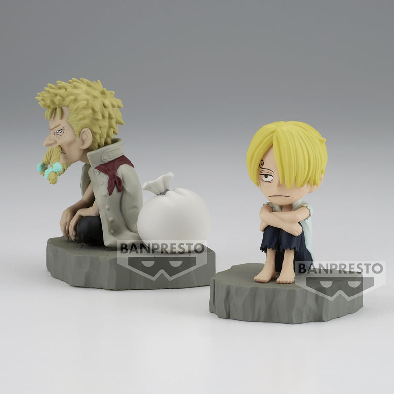 One Piece World Collectible Figure Log Stories Sanji und Zeff von Bandai Spirits als mehrfarbige Dekofigur aus Kunststoff - Bild 5