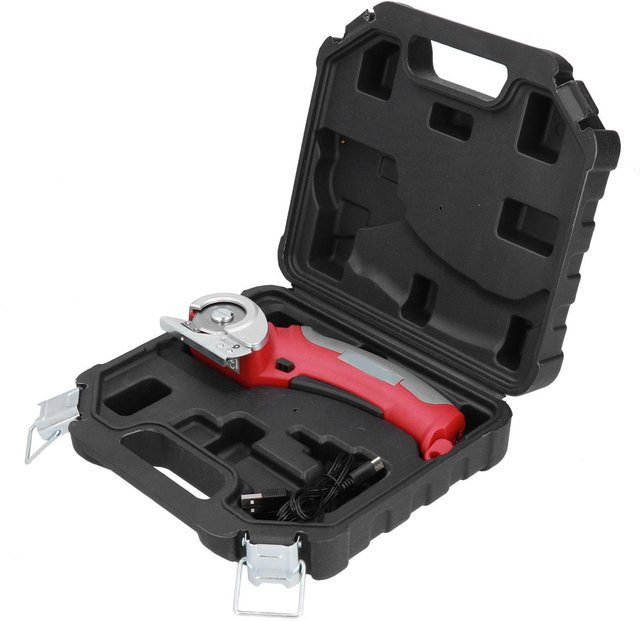 MTMC4.2V Handgehaltene elektrische Teppichschere und Schneidemaschine für Stoff, Leder und Wolle in Schwarz - Bild 1