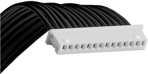 Molex Buchsengehäuse-Kabel 15134-1405 in Schwarz und Beige - Bild 1