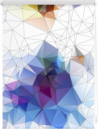 Lichtblick Rollo Klemmfix Grafik bunt B/H: 120 x 150 cm - Bild 1