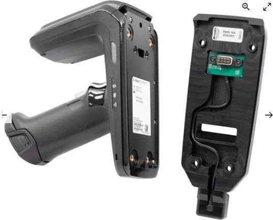 Brodit Sled Lightning Adapter für iPhones in Otterbox uniVERSE Cases, Farbe: Schwarz, passend für RFD40 (eConnex) (216391) - Bild 1