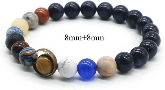 YIRAN Jewelry Armband, Naturstein, Bunt, Unisex - Bild 1