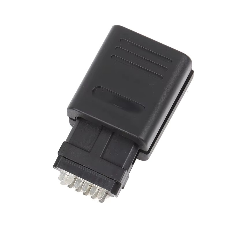 JCD 2er-Set 12Pin Multi Out Port Stecker für NGC SNES N64 SFC als AV Reparatur Interface in Schwarz - Bild 3