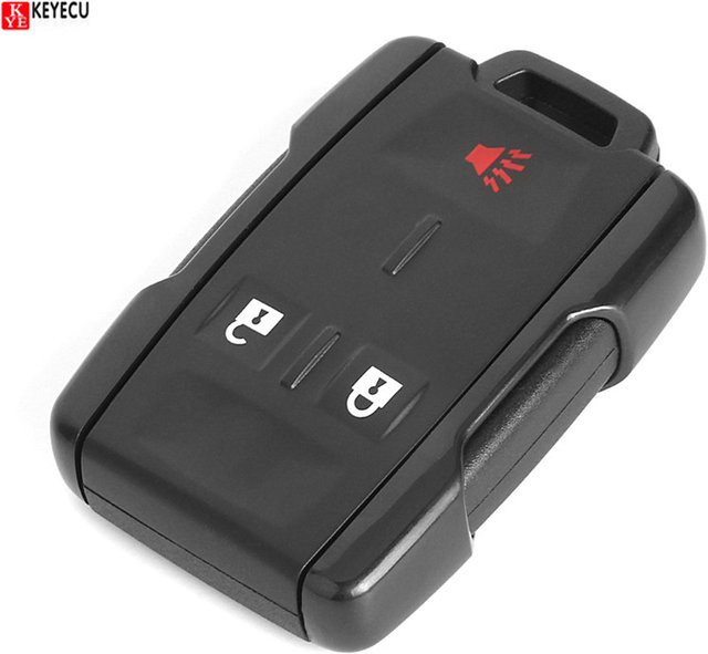 Keyecu Smart-Remote-Schlüsselanhänger mit 3 Tasten in Schwarz für Chevrolet Silverado und Colorado sowie GMC, FCC: M3N-32337100 - Bild 1