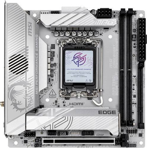 MSI MPG Z890I EDGE TI WIFI Mainboard Intel Z890 Mini-ITX Sockel LGA 1851 DDR5 White Silver - Bild 2