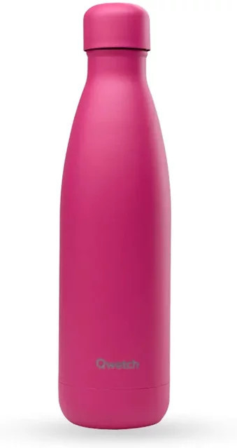 Isolierflasche Qwetch Originals in Pink Matt - Bild 1