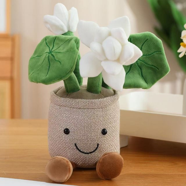 Yiran Health & Beauty Blume Teller Pflanzpuppe, Plüschtier, 30cm, ab 14 Jahren - Bild 1