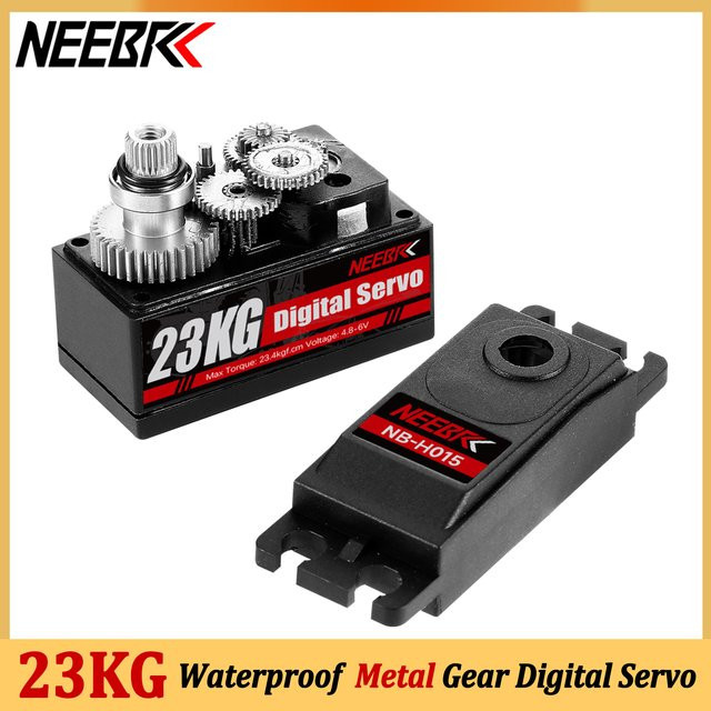 NEEBRC Digitalservo, Wasserdicht, für 1/8 1/10 RC Car Truck Crawler Plane Robot Axial Scx10 - Bild 1