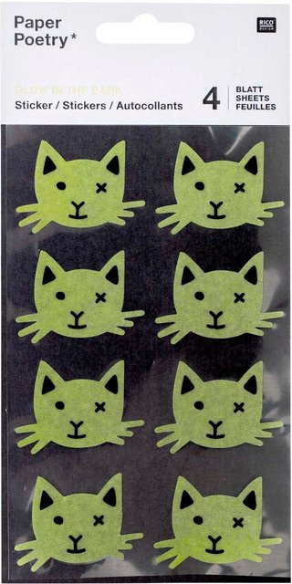 Rico Design Paper Poetry Washi-Sticker mit Katzenmotiven - Bild 1