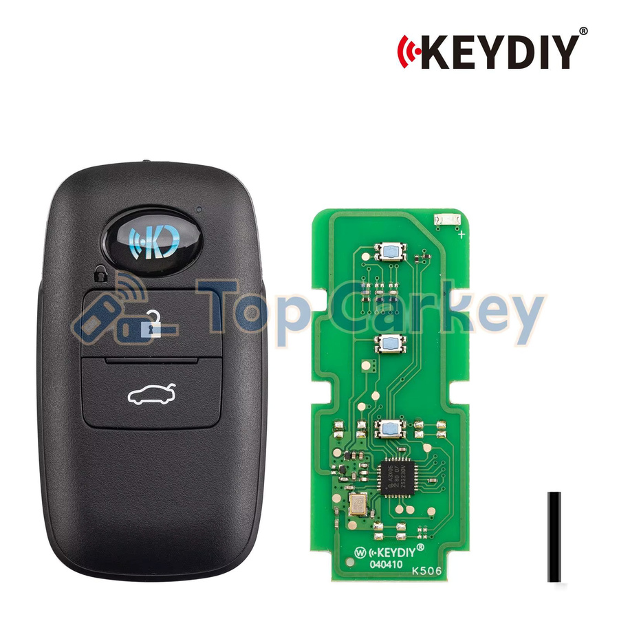 KEYDIY Universal Smart Key ZB Serie mit 4A Chip für Toyota und Lexus in Schwarz - Bild 2
