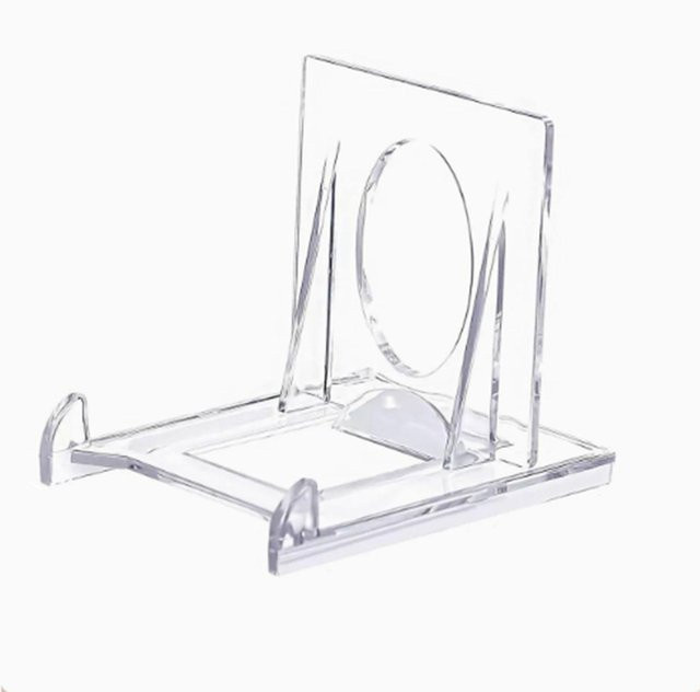 24 Stück Fishine Acryl-Display-Staffeleien in Transparent, Verstellbare Acrylplattenständer und Displayhalter für Zuhause, Büro oder Schule - Bild 1