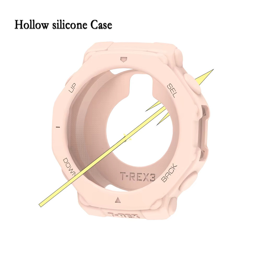 Silikon-Uhrengehäuse für Amazfit T-Rex 3, Weiß, Unisex - Bild 2