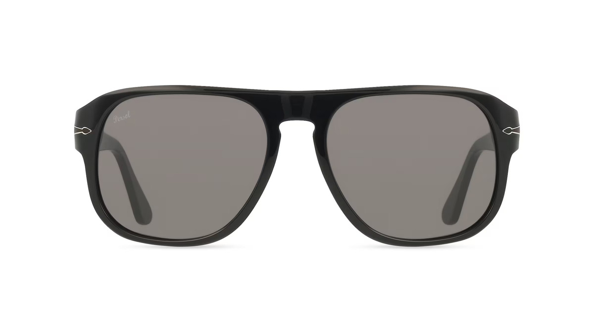 Persol PO3310S Sonnenbrille Vollrand, Quadratisch, Acetat, Unisex, Schwarz - Bild 1