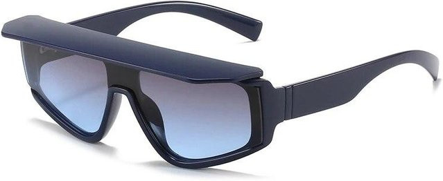 BEYIII Sonnenbrille Square, Kunststoff, Vollrand, Damen, Schwarz - Bild 1