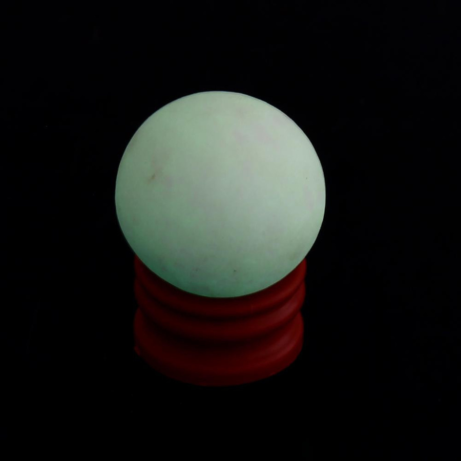Tooarts Leuchtender Stein Orb Ball als Glow in the Dark Dekoration mit Basis, Durchmesser: 3,5 cm - Bild 3