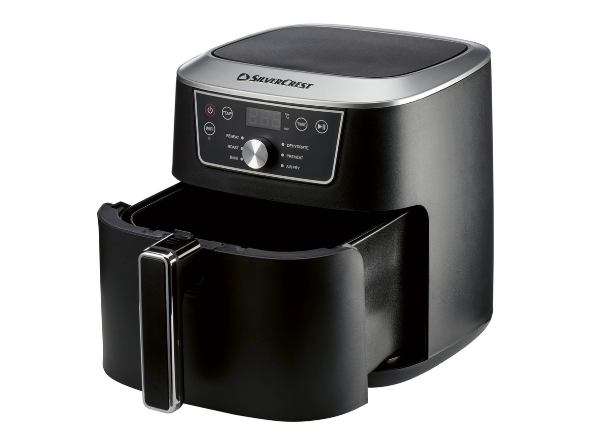 SILVERCREST Premium-Heißluftfritteuse SHFS 2150 B1 in Schwarz mit Smart-Cooking Funktion und 6,7 l Fassungsvermögen - Bild 3