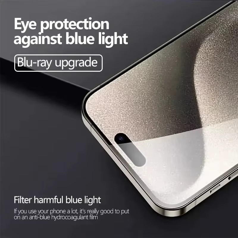 LUBIC Hydrogel Display Schutzfolie für iPhone 11 12 13 14 15 16 Pro Max Plus Mini XR XS in Transparent - Bild 4