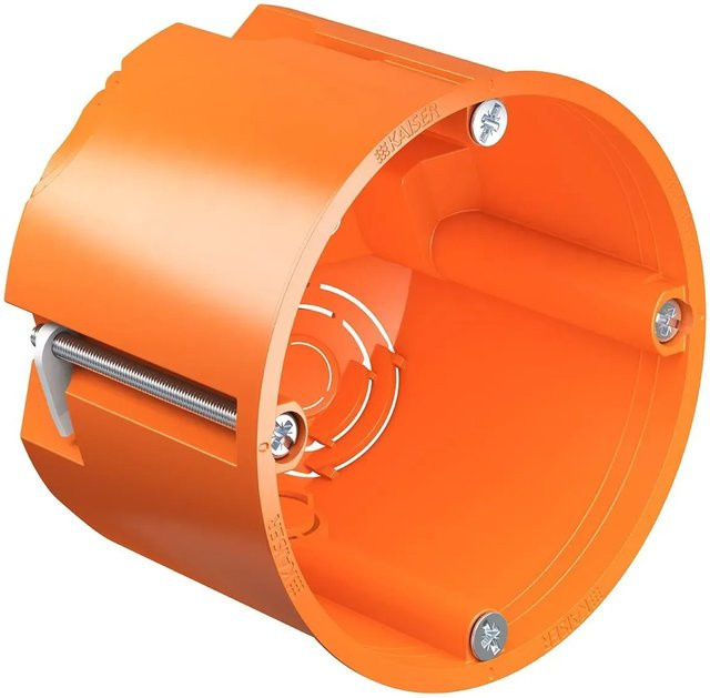 Kaiser Unterputzdose Holwanddose 9064-02 Orange - Bild 1