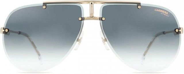 Carrera 1052 S Sonnenbrille Aviator, randlos, Gold, grau, Unisex - Bild 1