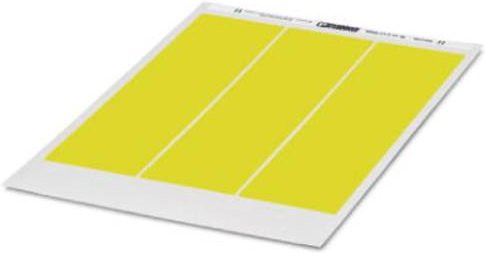 Phoenix Contact 0807096 BMKL 16X 6 YE Gerätemarkierung Gelb Beschriftungsfläche: 6 x 16 mm - Bild 1