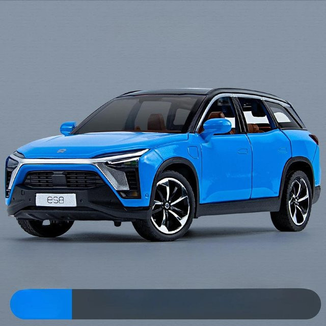 Linyi toy car Nio Es8 L9, Spielzeugauto Modell, 1:24, mit Licht und Sound, ab 14 Jahren - Bild 1