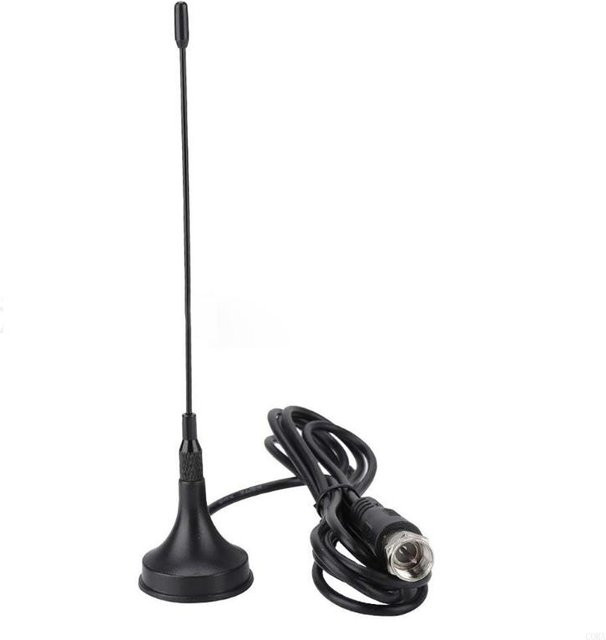 CORA DVB-T HDTV TV-Antenne mit 5 dBi Signalverstärker in Schwarz - Bild 1